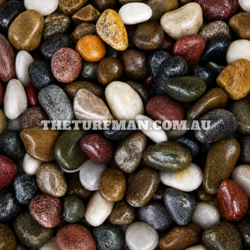 Mixed Colour Pebbles Grade A (2-3cm)